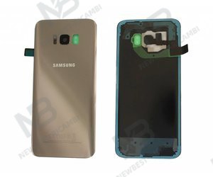 samsung g955f galaxy s8 plus back cover gold AAA