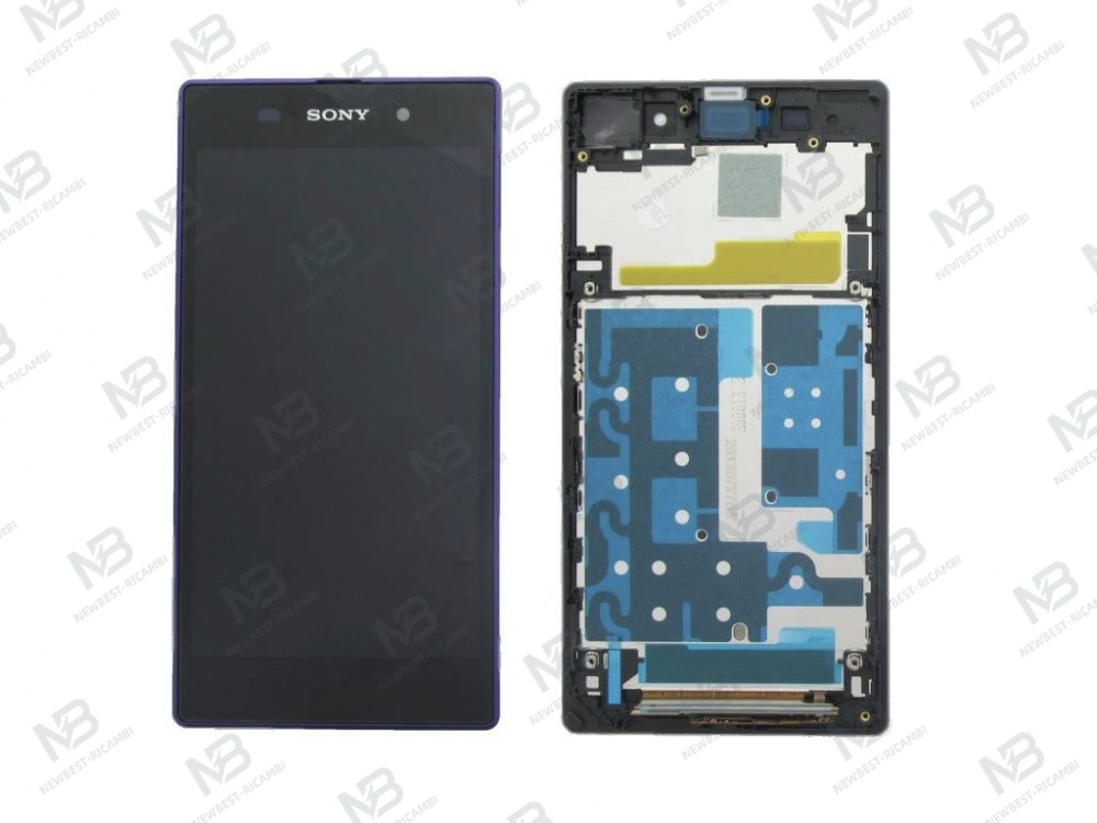 Sony Xperia Z1 L39h C6902 C6903 C6906  Touch+Lcd+Frame Violet Original