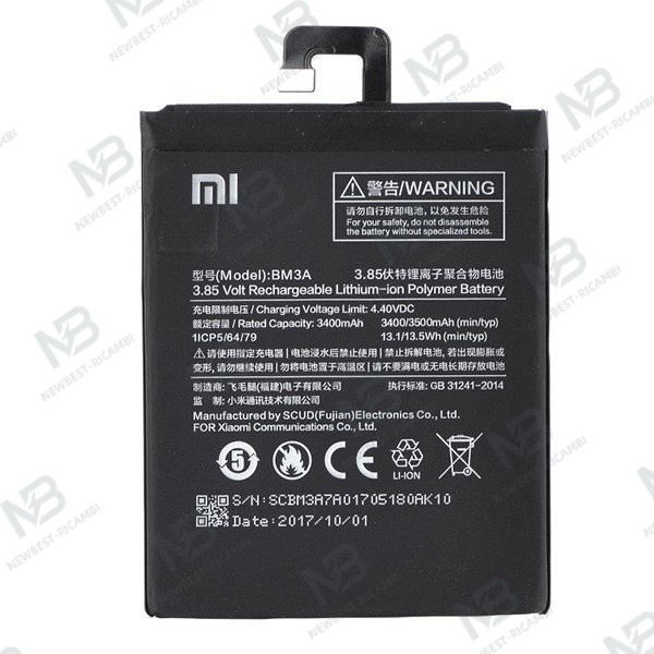 Xiaomi Note 3 BM3A Battery Original