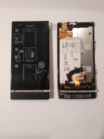sony xperia p lt22i  touch+lcd+frame black
