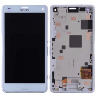 sony xperia z3 compact d5803 touch+lcd+frame white original