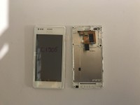 sony xperia m c1904 c1905 c2004 touch+lcd+frame white