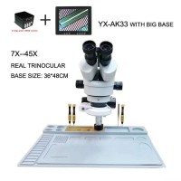 microscope professional +repair platform+vga+display hd 8“