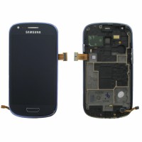samsung galaxy s3 mini i8190 8200 touch+lcd+frame blu