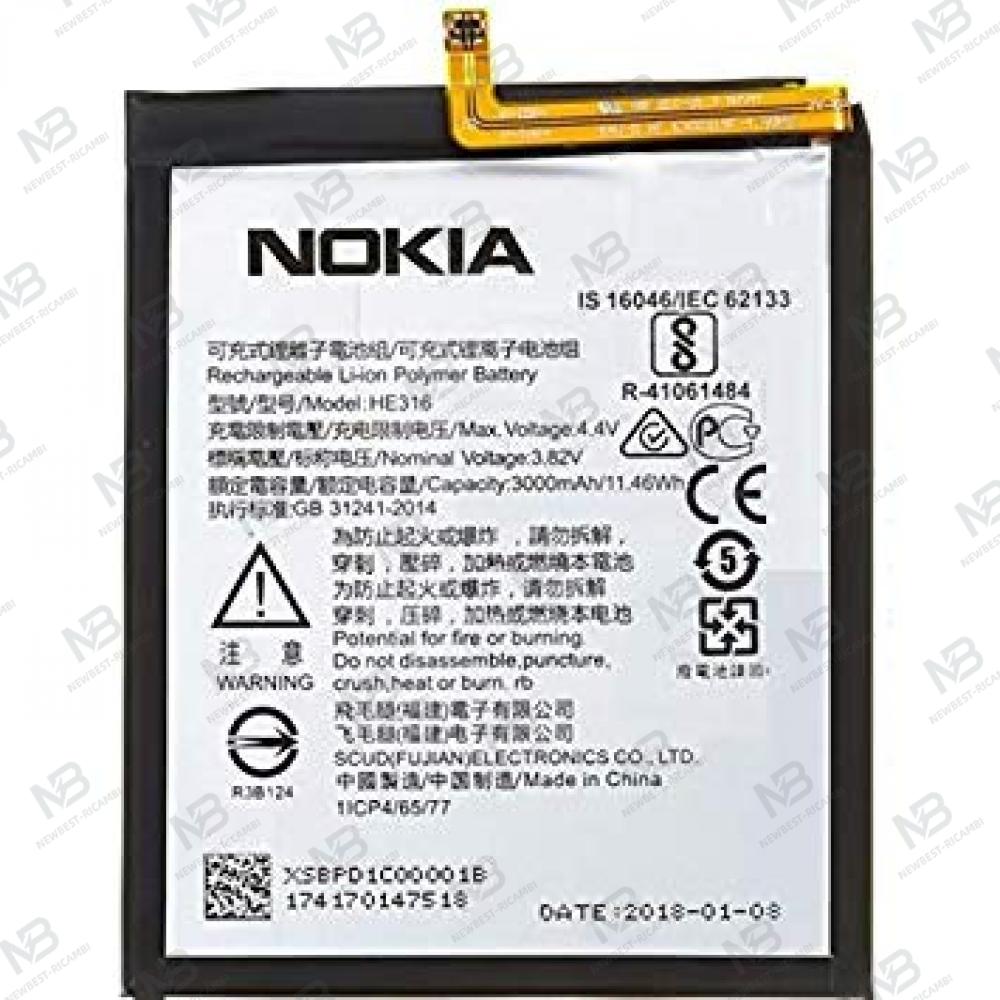 Nokia 6 (2018) he316 battery