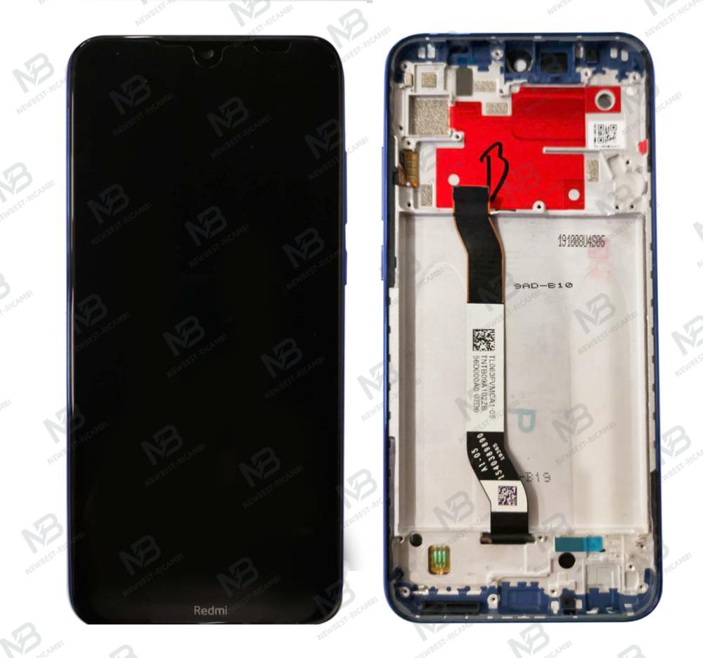 xiaomi redmi note 8t touch+lcd+frame blue