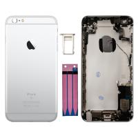 iphone 6s plus back cover full silver
