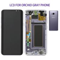 samsung g955f galaxy s8 plus touch+lcd+frame violet original Service Pack