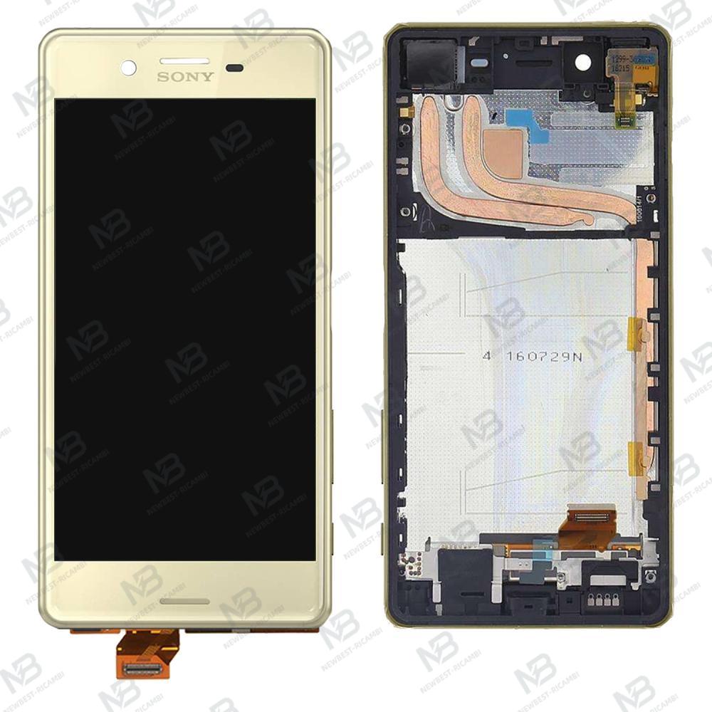 Sony Xperia X Performance F8131 F8132 touch+lcd+frame yellow