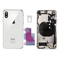 iphone X back cover with frame+accessories white OEM