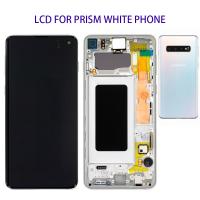 Samsung Galaxy S10 G973f Touch + Lcd + Frame White Service Pack