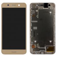 huawei honor 4a y6 touch+lcd+frame gold original