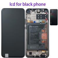 Huawei P40 Lite E Touch+Lcd+Frame Battery Black Service Pack