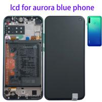 Huawei P40 Lite E Touch+Lcd+Frame Battery Aurora Blue Service Pack