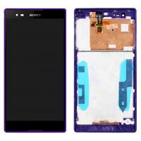 sony xperia t2 ultra d5303 d5306 d5322 touch+lcd+frame violet