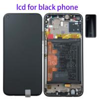 Huawei P40 Lite Touch+Lcd+Frame Battery Black Service Pack