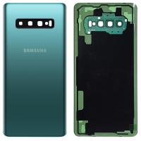 samsung galaxy S10 plus G975f back cover+camera glass prism green AAA