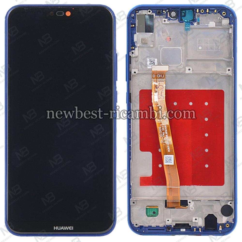 Huawei P20 Lite / Nova 3E Touch+Lcd+Frame Blue Original