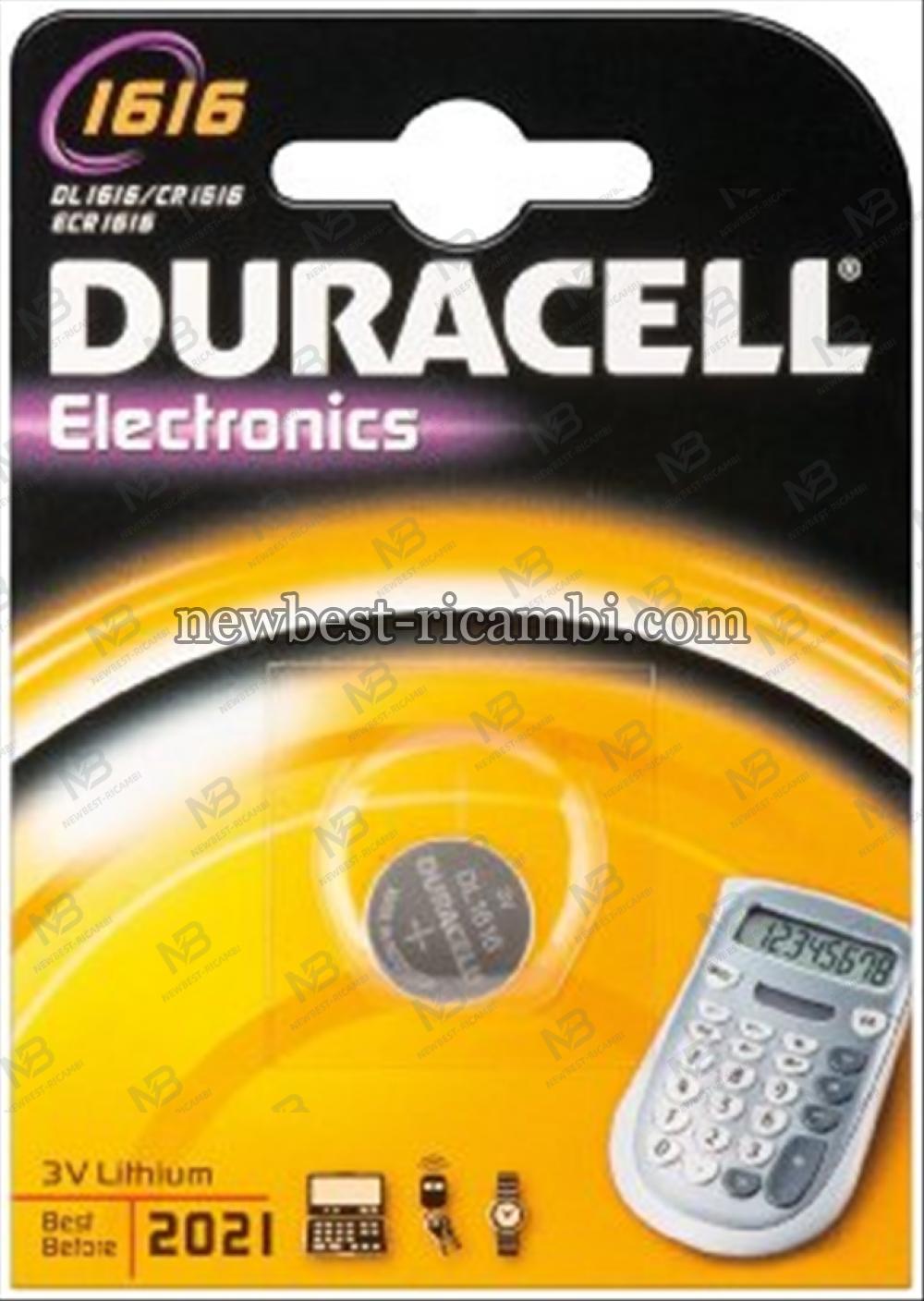 DURACELL CR1616 BATTERIA (Duracell eletronics - MOD: CR1616)