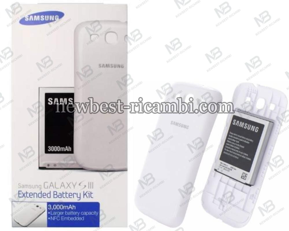 Samsung Galaxy S3/ I9300 Extended Battery Kit white in blister original