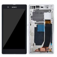 Sony Xperia Z Lt36i L36h C6603 C6602 Touch+Lcd+Frame White