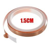 1.5CM Adhesive Conductive Copper Foil Tape Single-sided Copper Slug Roll Tape Width