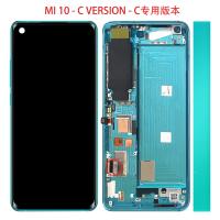 Xiaomi Mi 10 5G M2001J2G Touch+Lcd+Frame Green C Version Original Service Pack