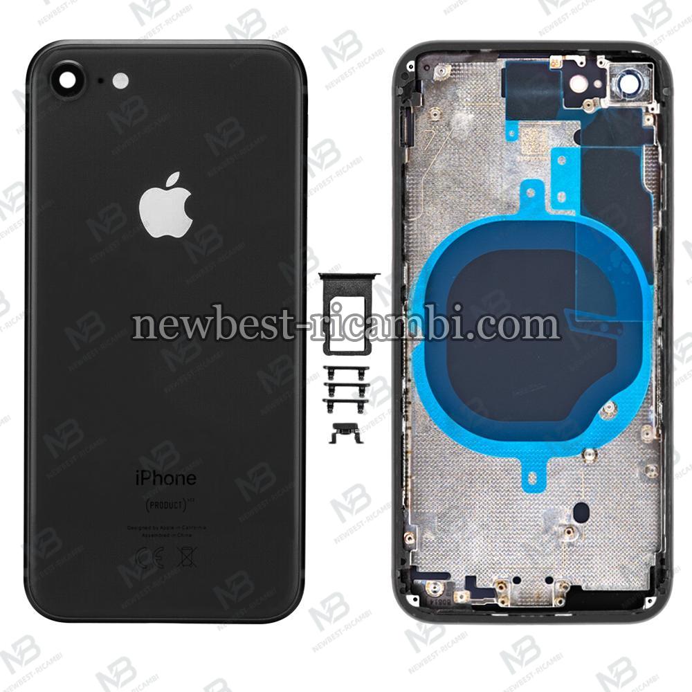 iphone 8g  back cover with frame black oem
