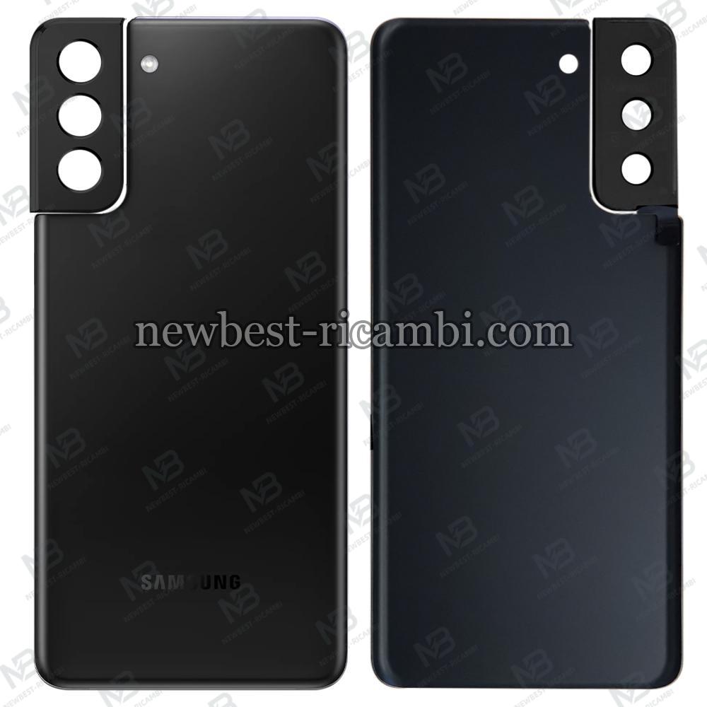 Samsung Galaxy S21 Plus G996 back cover+camera glass phantom black original
