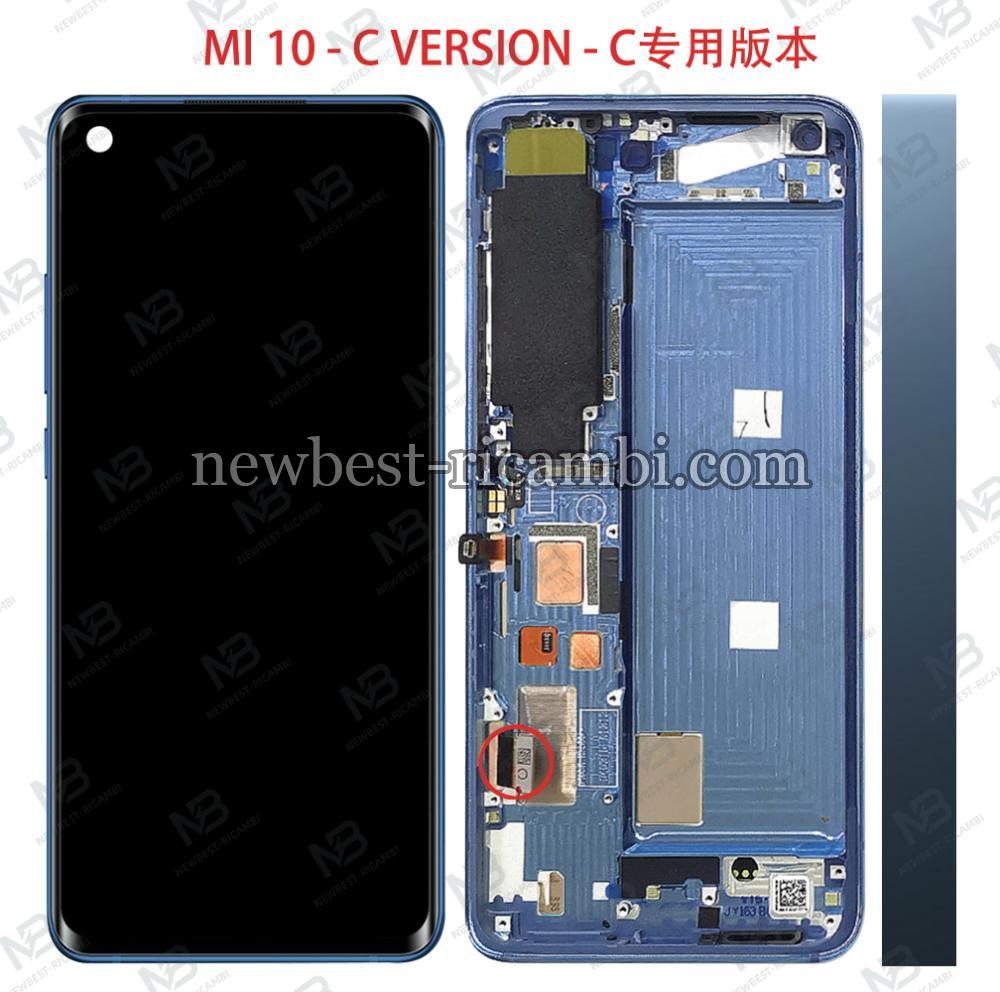 Xiaomi Mi 10 5G M2001J2G Touch+Lcd+Frame Grey C Version Original Service Pack