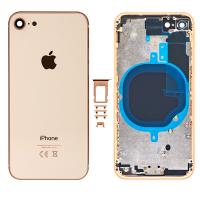iphone 8g  back cover with frame gold oem