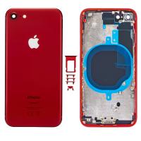 iphone 8g  back cover with frame red oem
