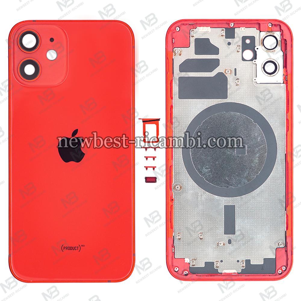 iPhone 12 back cover with frame red OEM