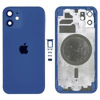 iPhone 12 back cover with frame blue OEM