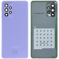 Samsung Galaxy A72 A725 back cover+camera glass violet original