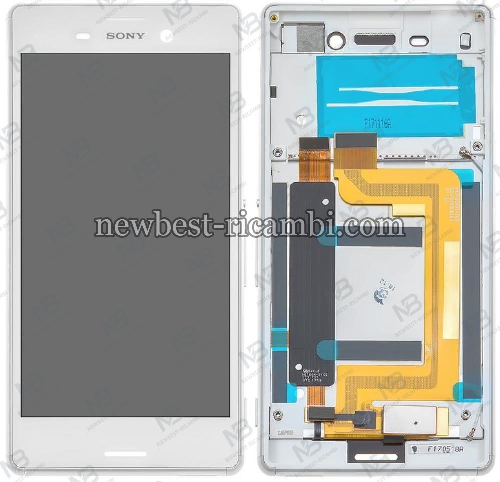 Sony Xperia M4 Aqua E2303 touch+lcd+frame white