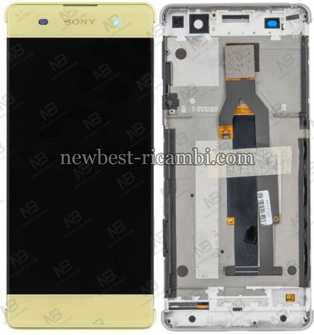 Sony Xperia Xa F3111 F3113 F3115 Touch+Lcd+Frame Yellow