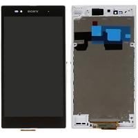 Sony Xperia Z Ultra Xl39h C6802 touch+lcd+frame white