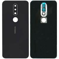 nokia 6.1 plus back cover+camera glass black