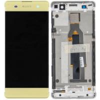 Sony Xperia Xa F3111 F3113 F3115 Touch+Lcd+Frame Yellow