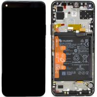 Huawei P40 lite 5G Touch+Lcd+Frame Battery Black Service Pack