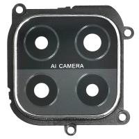 Oppo A15 camera glass+frame black