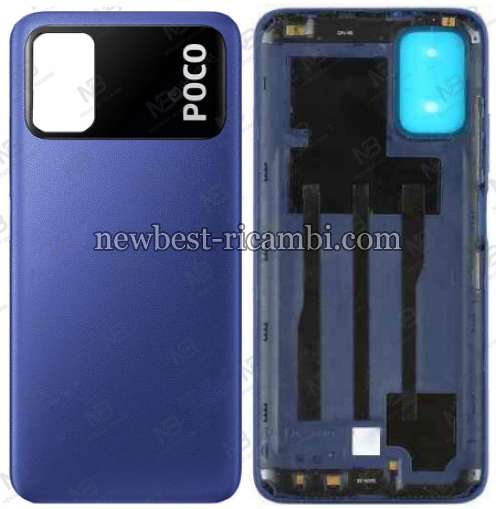 Xiaomi Poco M3 back cover blue original