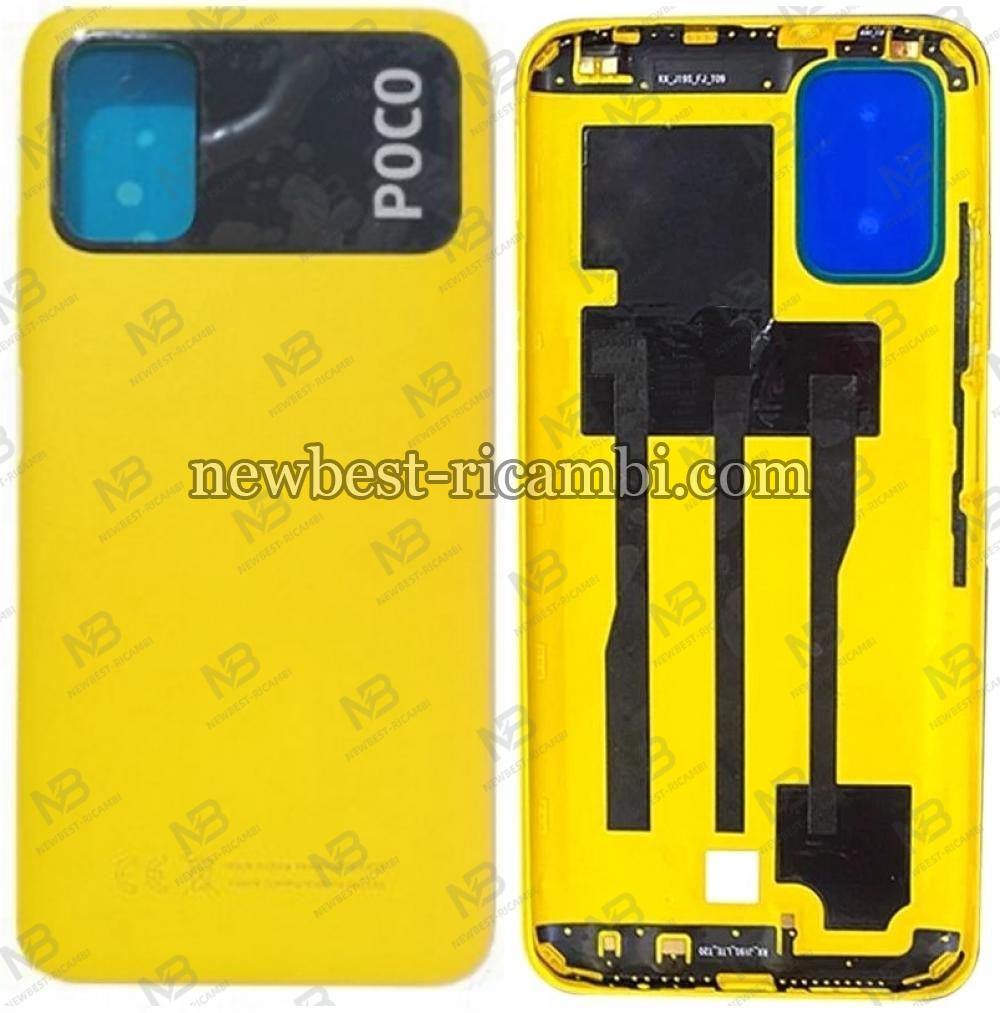 Xiaomi Poco M3 back cover yellow original