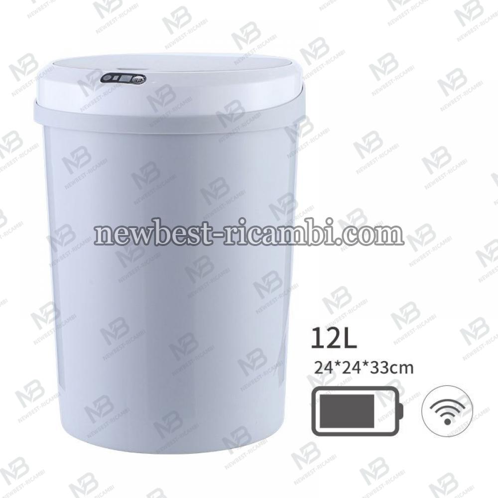 Automatic Garbage Can With Intelligent Sensor 12L PD-6009 -Gray