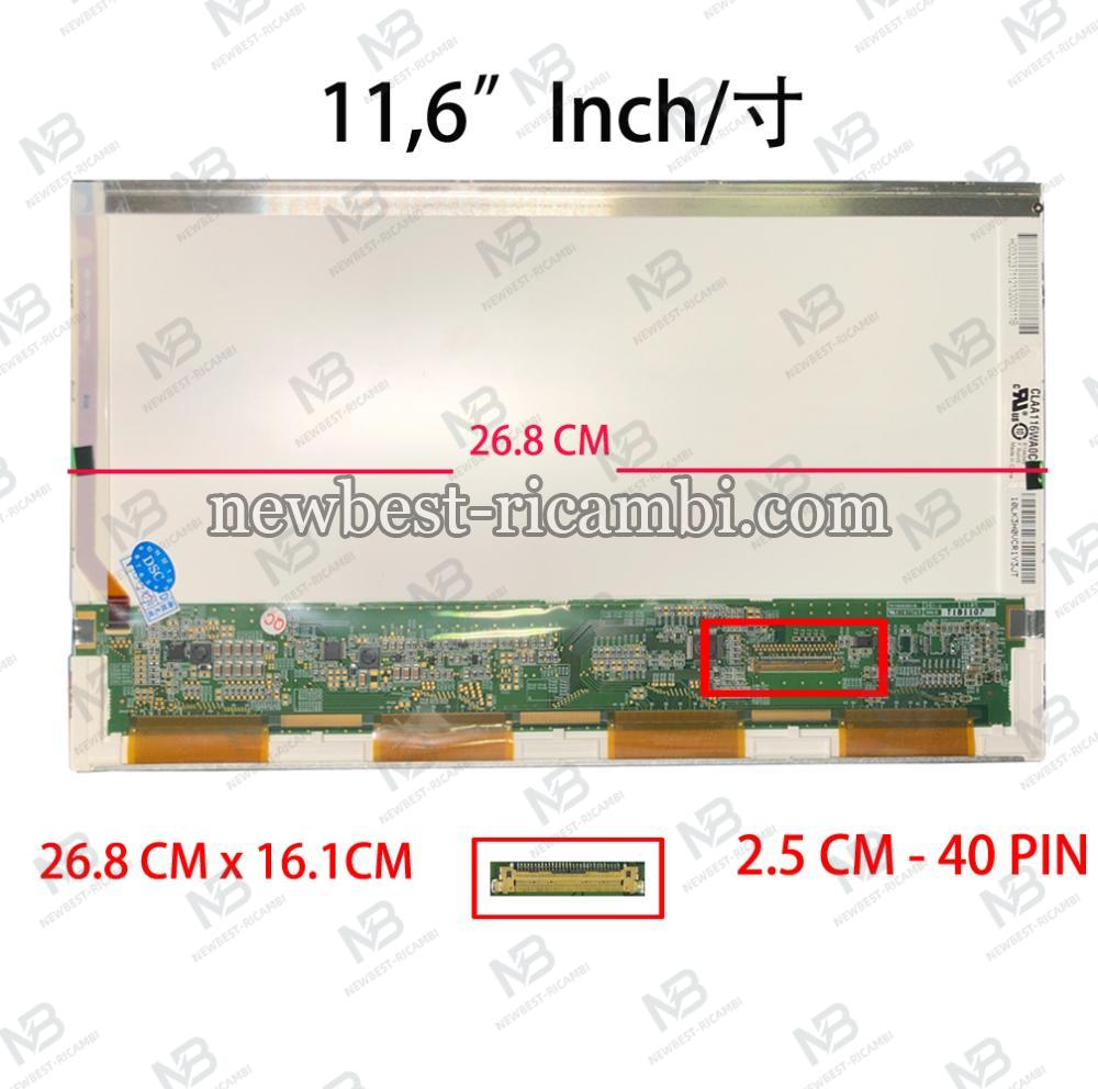 computer 11.6" LTN116AT01 40 pin lcd display
