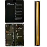 Samsung Galaxy Fold 2 5G F916 touch+lcd+frame black (Gold Hinge) Service Pack