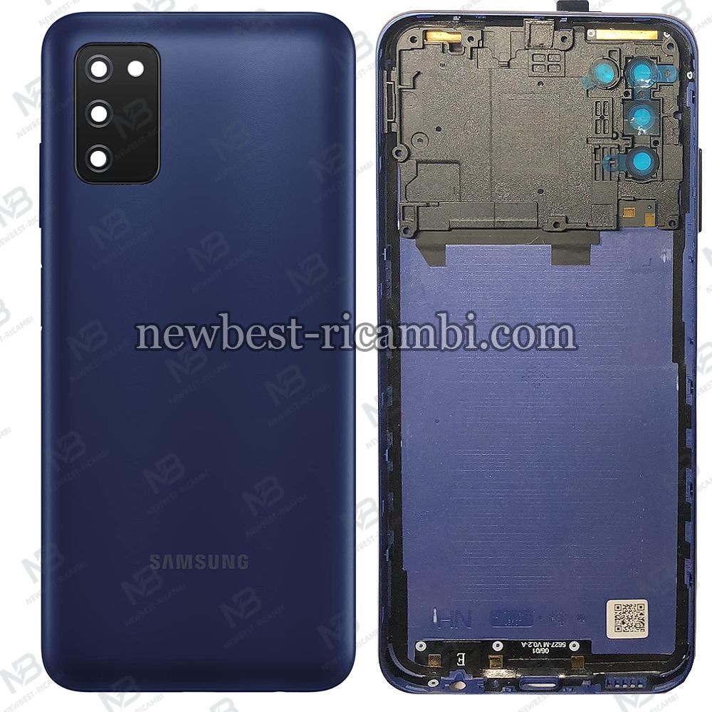 Samsung Galaxy A03s A037g EU Back Cover+Camera Glass Blue Original