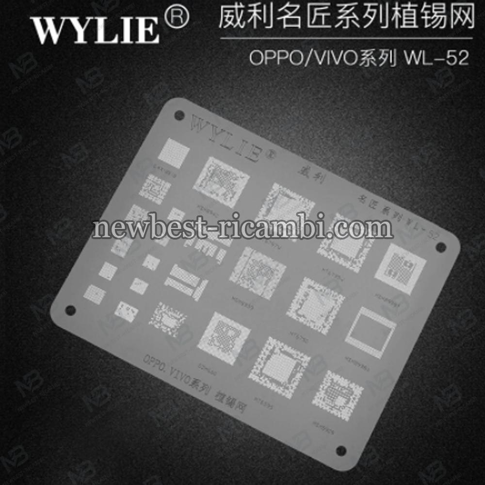 Wylie WL-52 Reballing BGA Stencil For OPPO VIVO FLASH CPU Chip IC