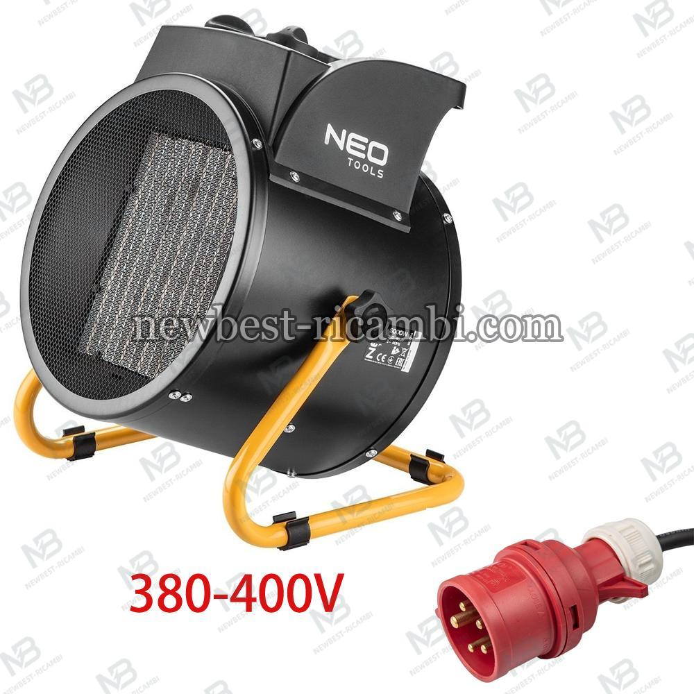 NEO TOOLS 90-064 Electric Space Heater Ceramic PTC 380V-5000W Black